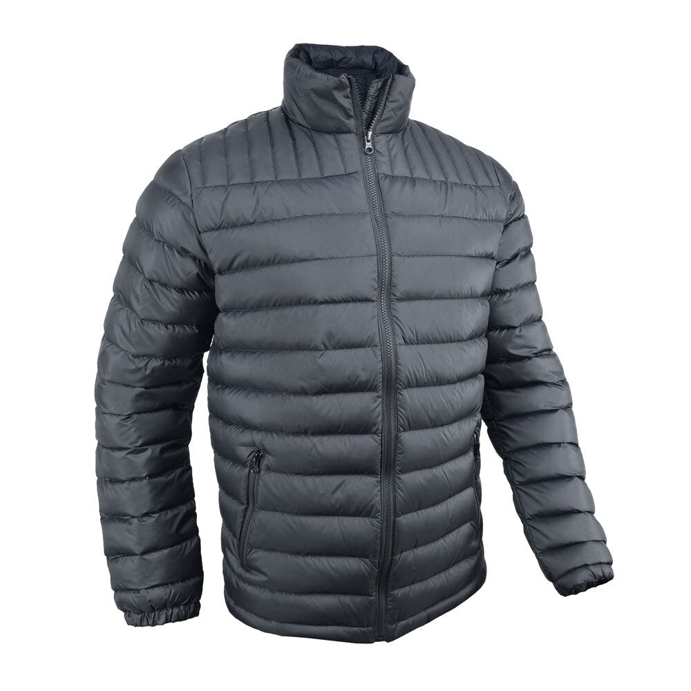 3 Peaks Men's Microlite Down Puffer Jacket - Black L