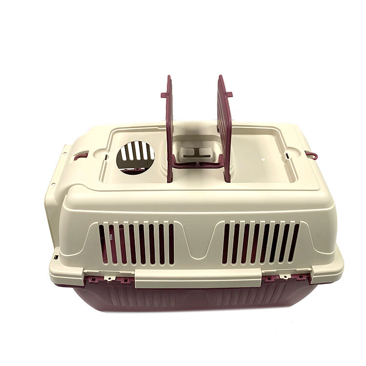 Showmaster Large Deluxe Plastic Pet/Cat/Dog Transport Carrier Assorted