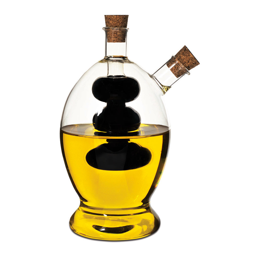 2PK Davis & Waddell Grape Oil/Vinegar Glass Bottle 15cm - Clear/Natural