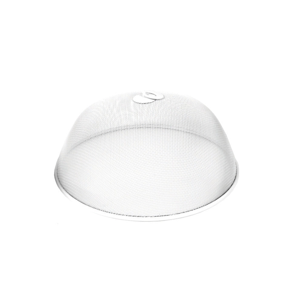 Davis & Waddell Metal Mesh Food Dome Cover 35cm Round - White