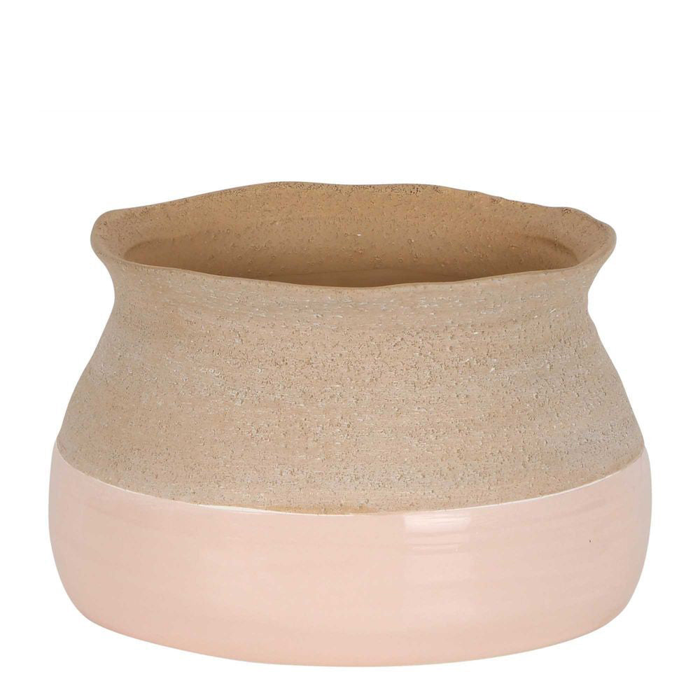 Belle Anka Ceramic Flower Pot/Planter Large 20cm Home Decor - Blush