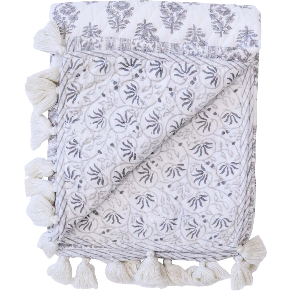 LVD Cotton Throw Blanket 130x150cm - Persian Flower