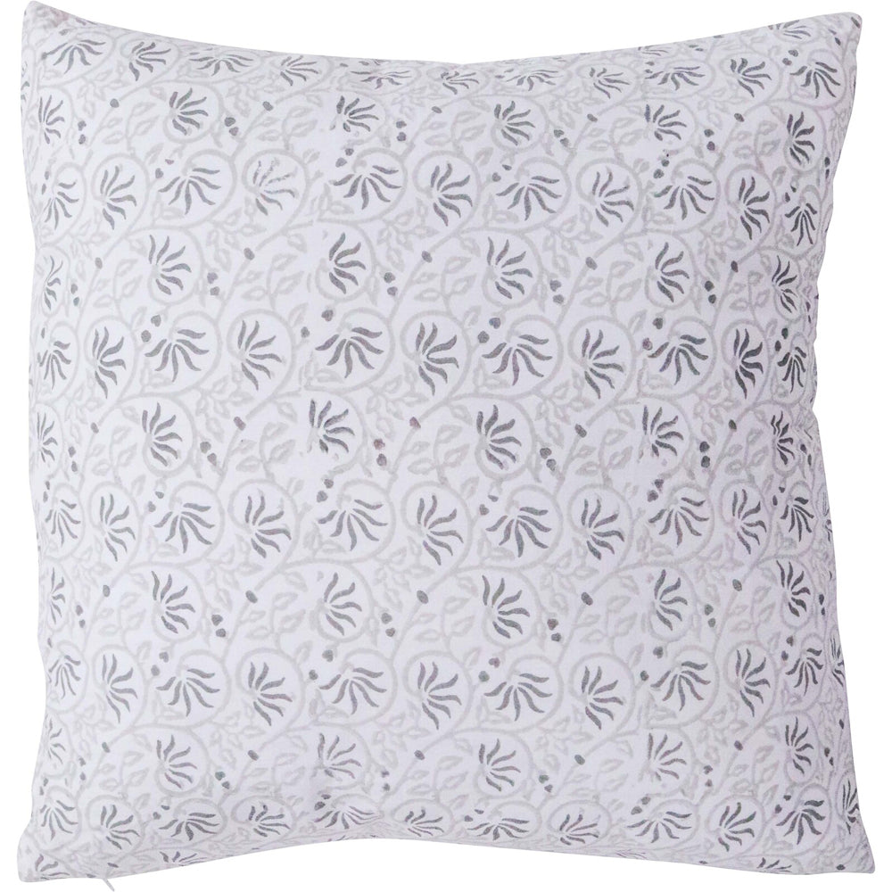 LVD Cotton Quilted Square Cushion 55cm - Persian Flower