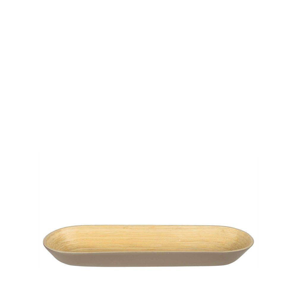 2PK Belle Blana Small Bamboo Platter Kitchen Serveware - Grey