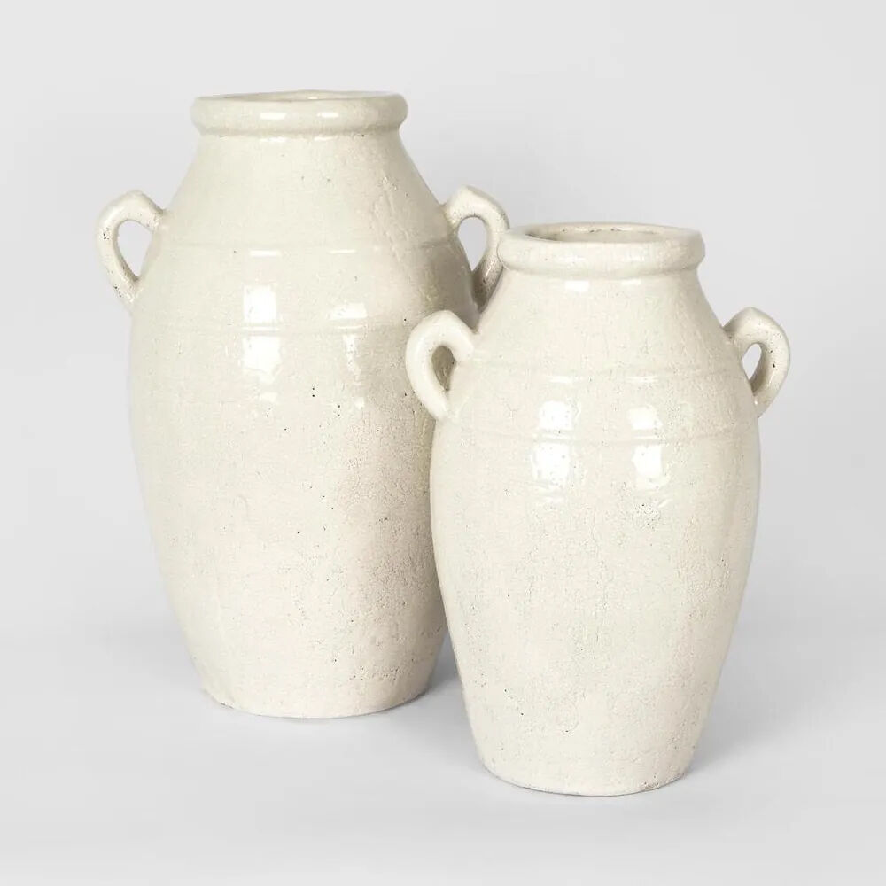 Belle Terracotta Jameson Indoor Urn Medium 32x47cm - White