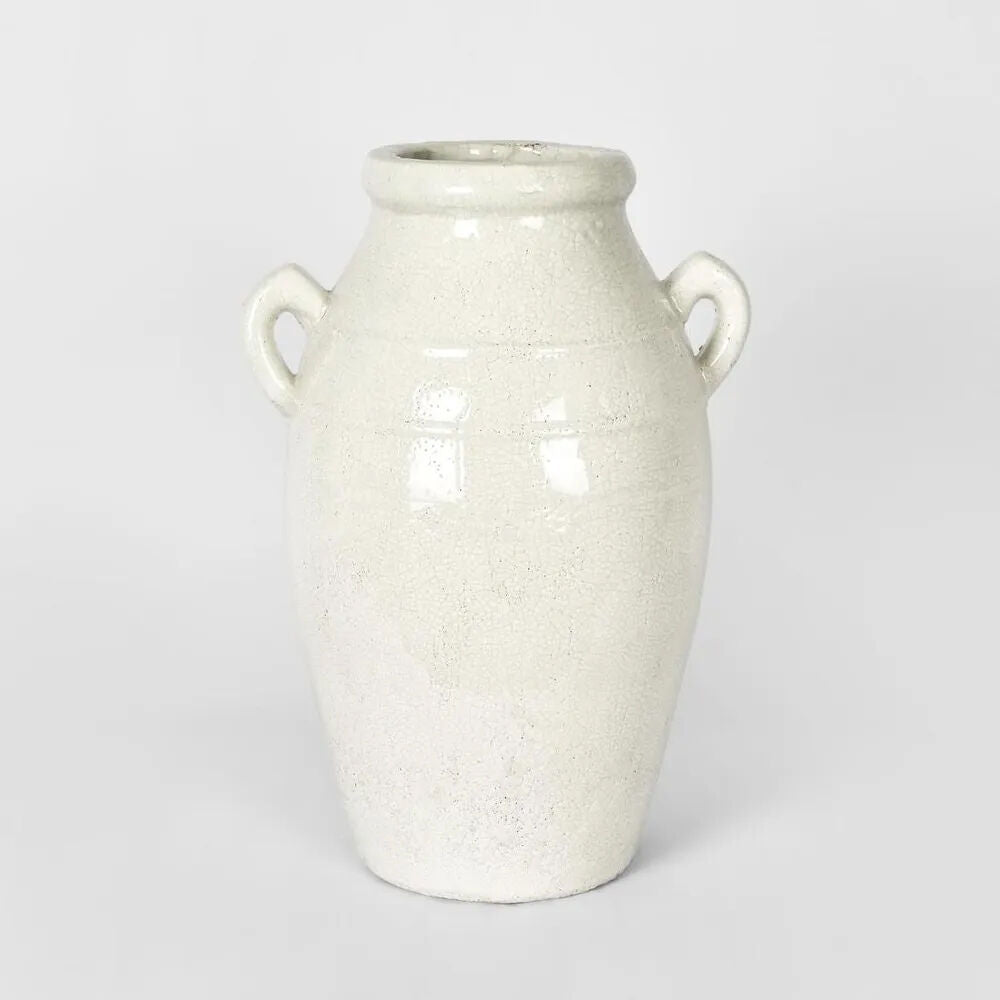 Belle Terracotta Jameson Indoor Urn Medium 32x47cm - White