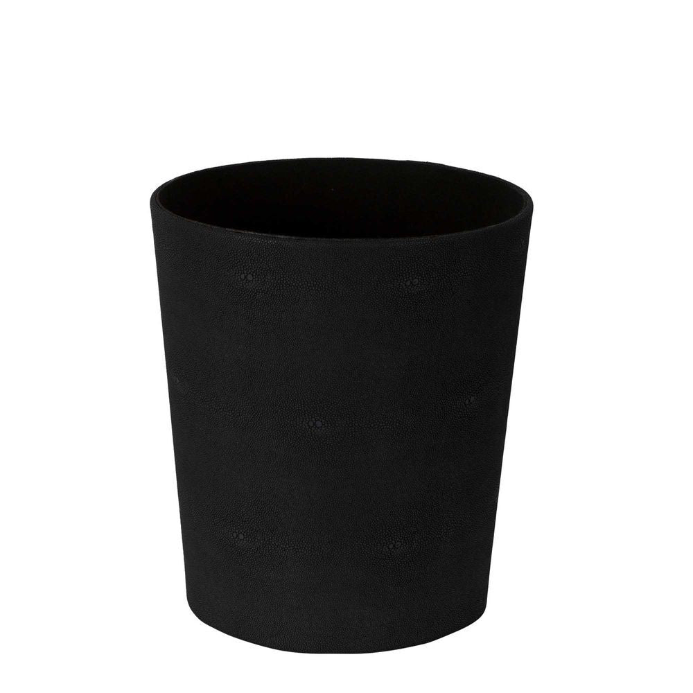2PK Belle Hunter Waste Bin Trash/Garbage Can Round 25x20cm - Black