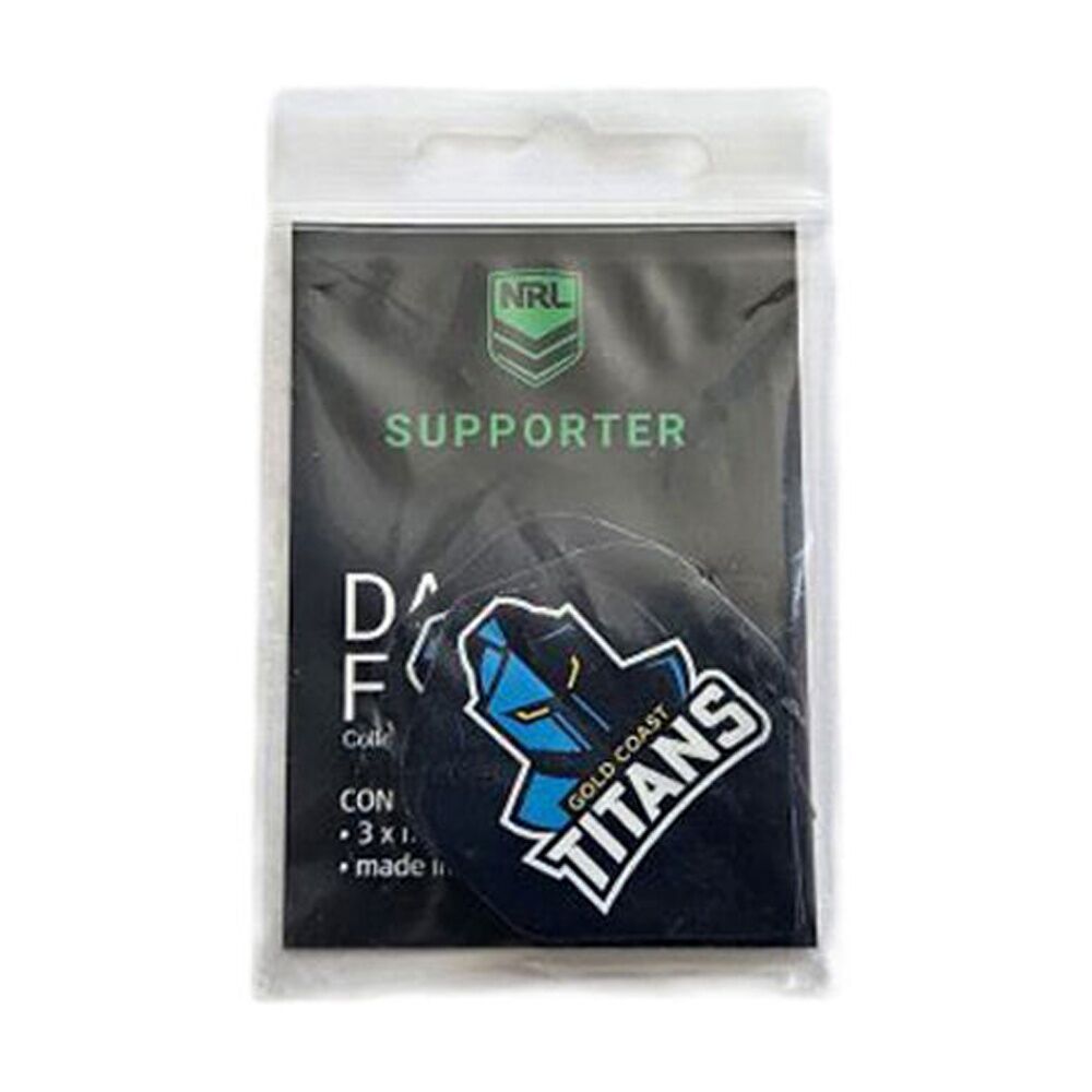 6x 3pc NRL Dart Flights Gold Coast Titans Team Design Metronic Pack England Made