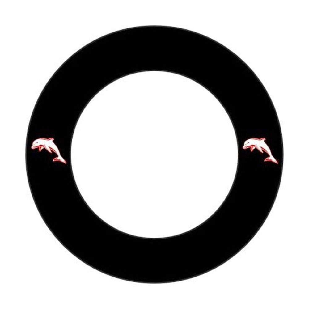 NRL Dolphins Dartboard Surround Red Team Design Universal Fit