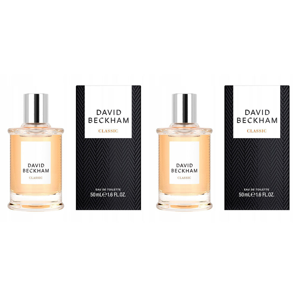 2PK David Beckham Classic EDT Eau De Toilette Fragrance Perfume Spray For Men 50ml