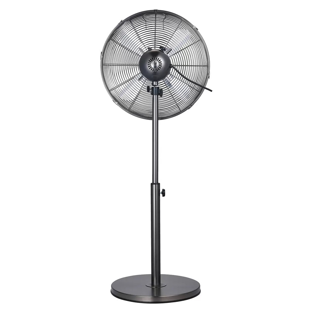 Dimplex High Velocity 40cm Oscillating Pedestal Fan - Gunmetal