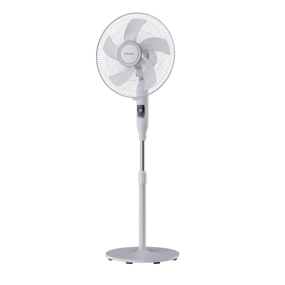 Dimplex 40cm DC Digital Pedestal Room Fan/Air Cooler w/12 Speeds 3 Wind Settings