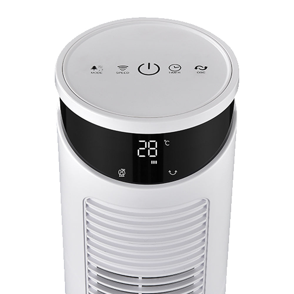 Dimplex 91cm 45W 3 Speed Cooling Tower Fan w/ Remote White