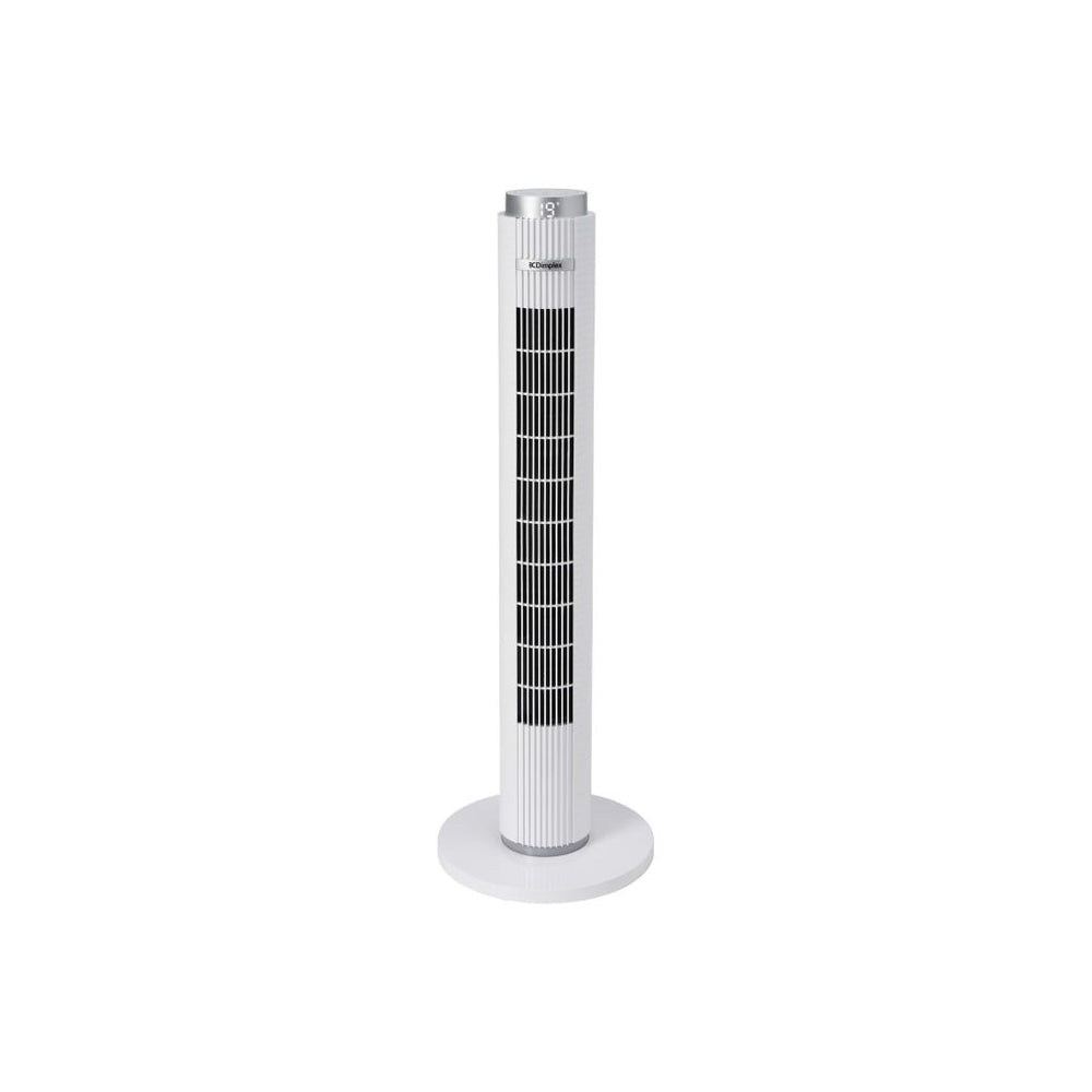 Dimplex 93cm Digital Tower Fan w/ Night Light - White