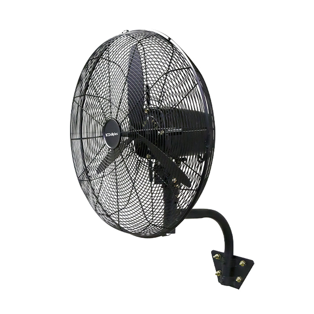 Dimplex 50cm High Velocity 180W Oscillating Wall Fan With Remote Black