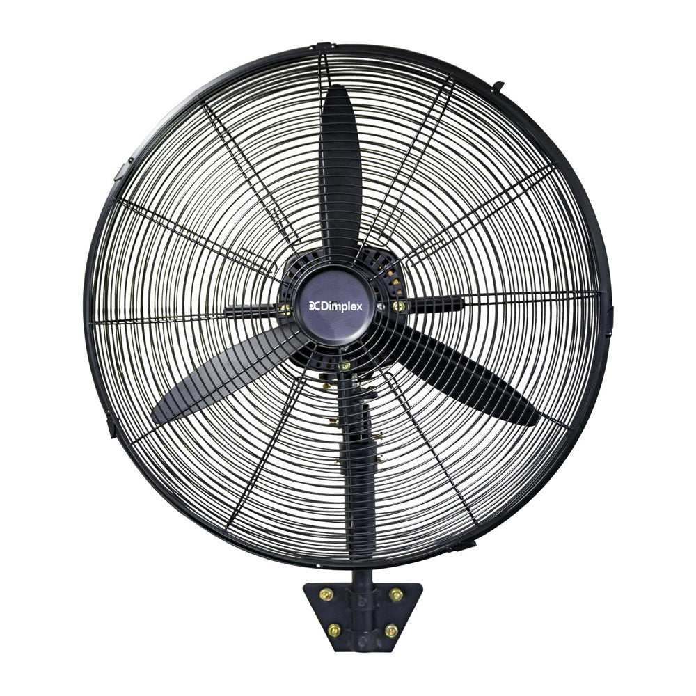 Dimplex 50cm High Velocity 180W Oscillating Wall Fan With Remote Black