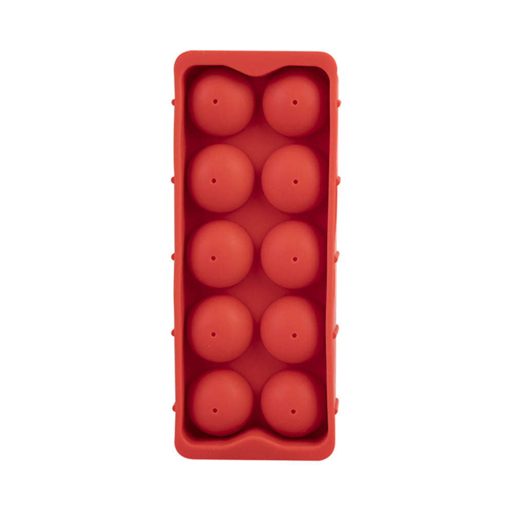 2PK Appetito Silicone Round Ice Cube Tray Home Kitchen Cooking Tool