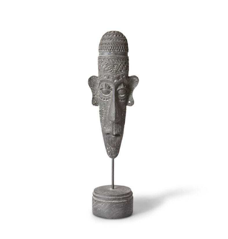 E Style 43cm Cement Ryder Sculpture - Antique Brown