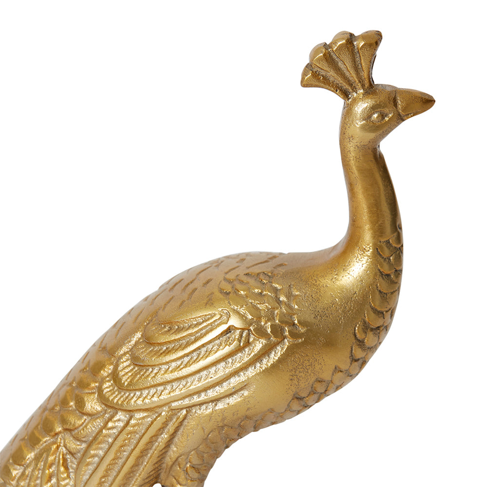 E Style Peacock Home Decorative Sculpture - 26 x 10 x 20cm