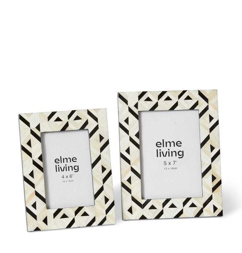 E Style Colter Bone/Glass/MDF 4x6" Photo Frame