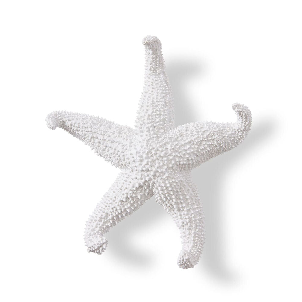 E Style Starfish Ochre Sculpture Tabletop Home Decor 24cm White