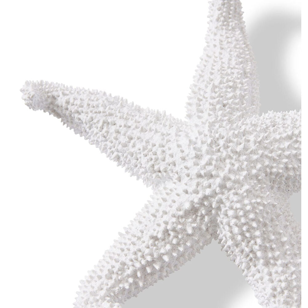 E Style Starfish Ochre Sculpture Tabletop Home Decor 24cm White