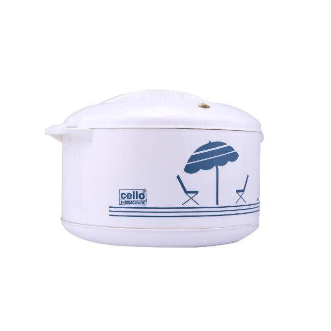 Cello Chef Deluxe 5L Stainless Steel Hot Pot Casserole Food Warmer White