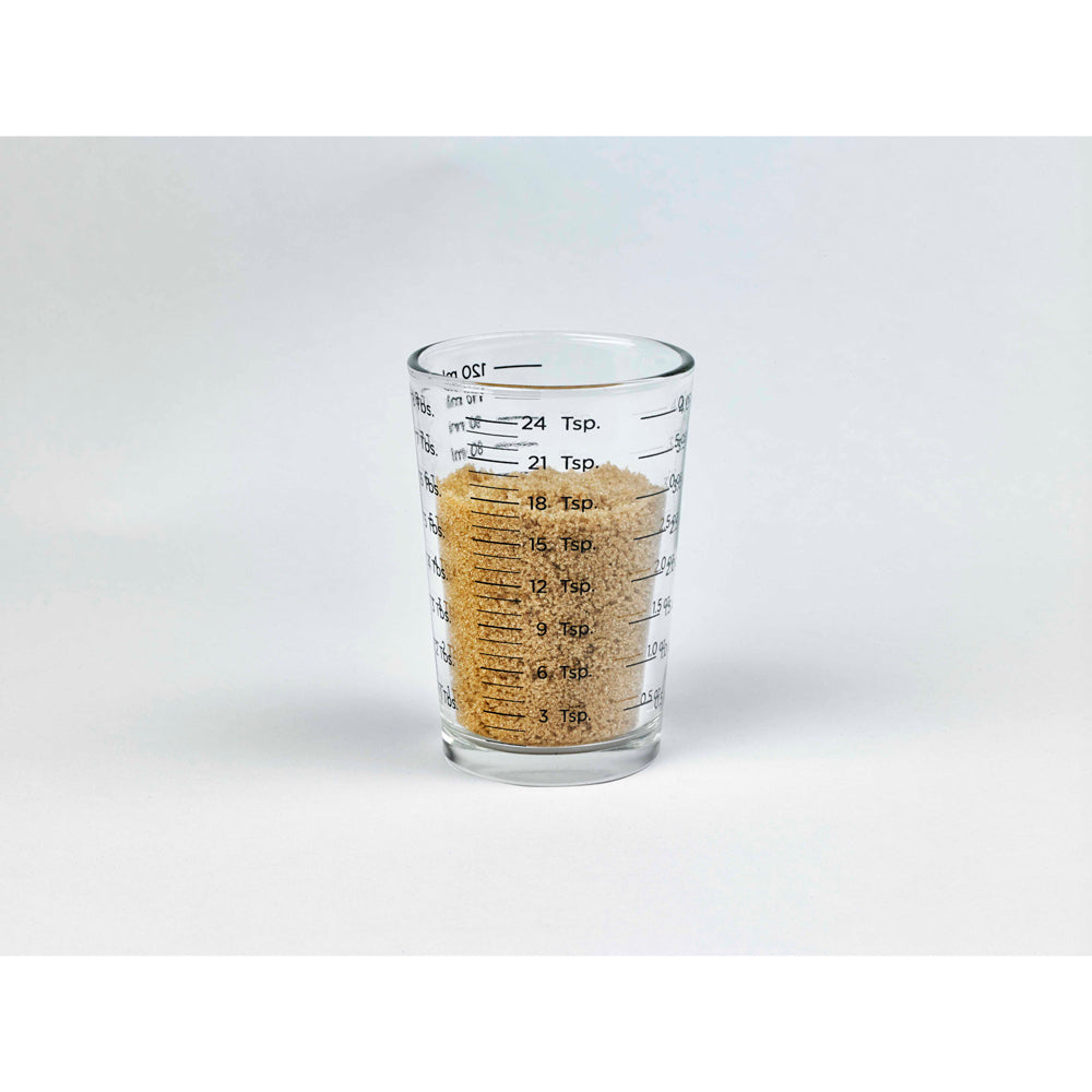 4PK Davis & Waddell Essentials Glass Measuring Cup 6x8.5cm - Clear