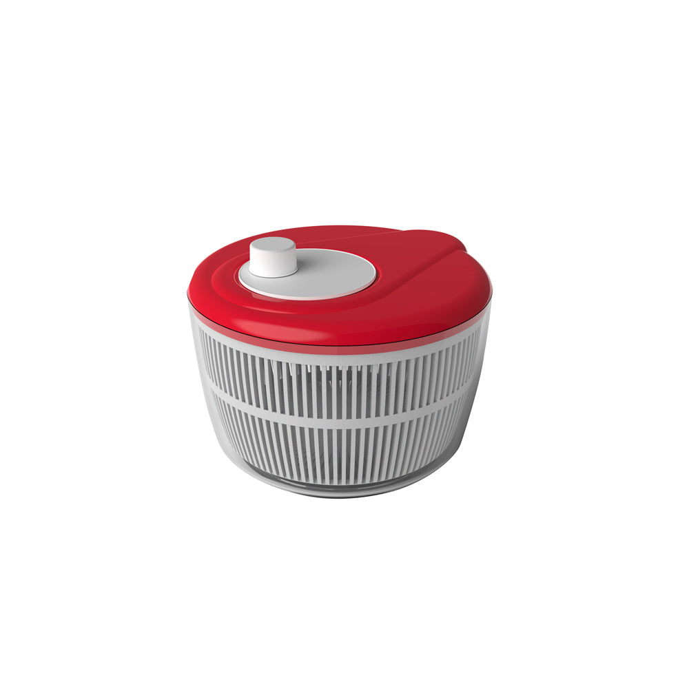 Davis & Waddell Salad Spinner Bowl 25x18cm - White/Red