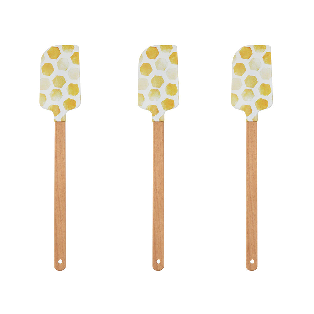 3PK Davis & Waddell Beetanical Kitchen Spatula 32x6.5cm - Assorted