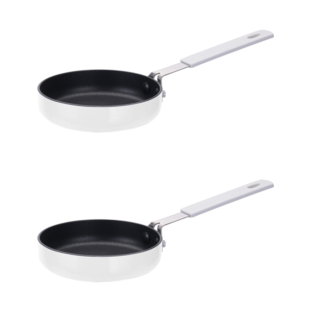 2PK Davis & Waddell Mini Non-Stick Frypan 14x3.2cm - Assorted