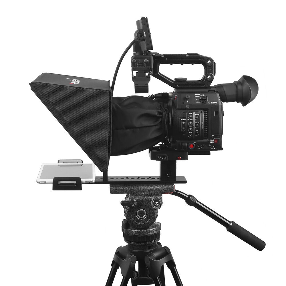 Desview Foldable 11in Teleprompter For Smartphone/Tablet/Camera Black