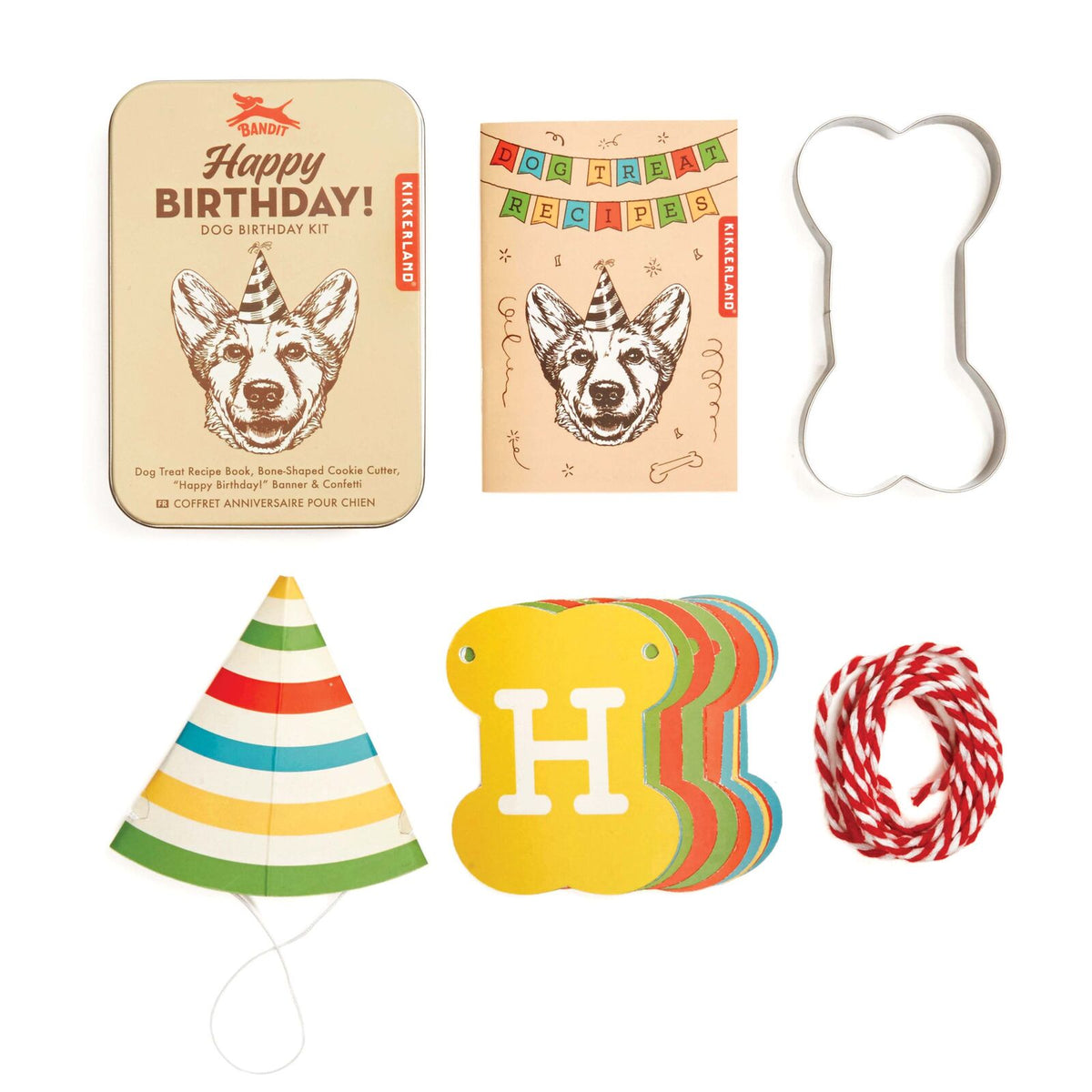 Kikkerland Kobe Dog Birthday Kit