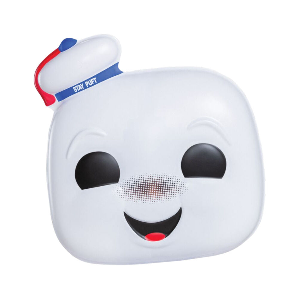 Ghostbusters 1984 Stay Puft Pop! Vacuform Marshmallow Mask 30x25cm - White