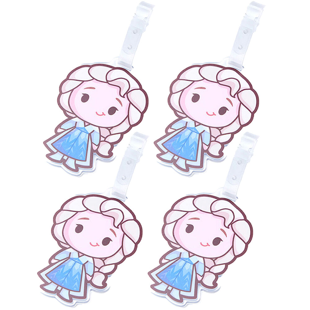 4PK Disney Luggage Tag Suitcase Identity Label - Frozen