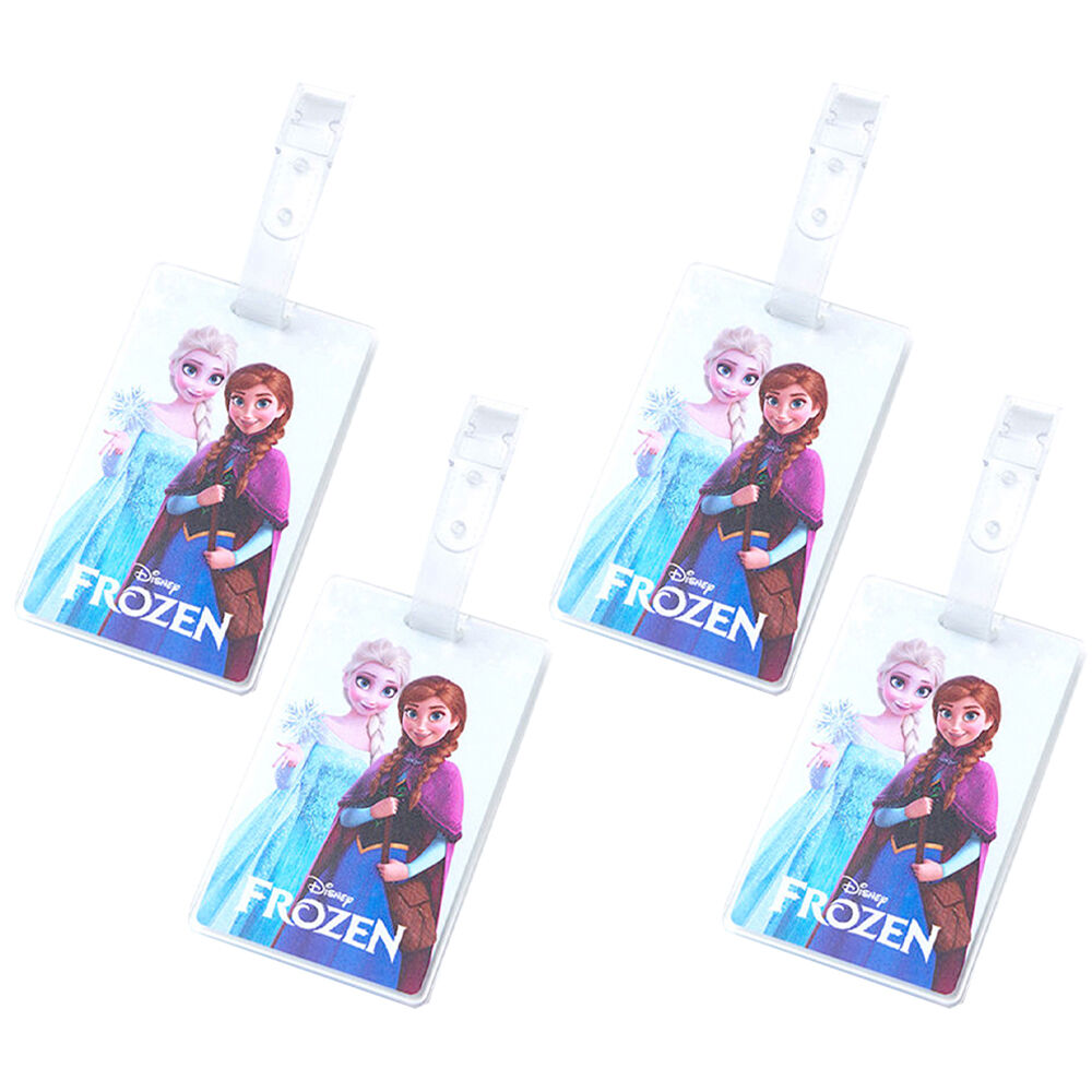 4PK Disney Luggage Tag Suitcase Identity Label - Frozen