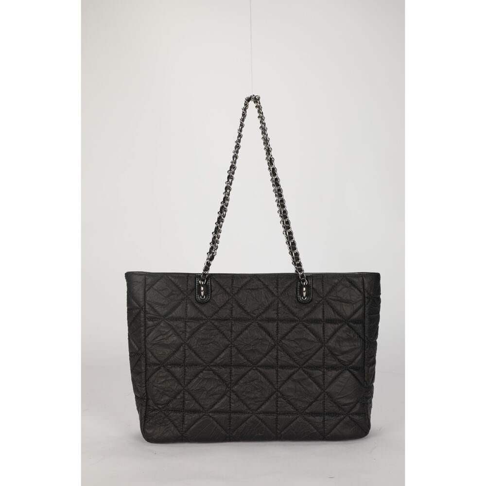 Disney Mickey Large Quilted Tote Handbag 35x27cm - Black