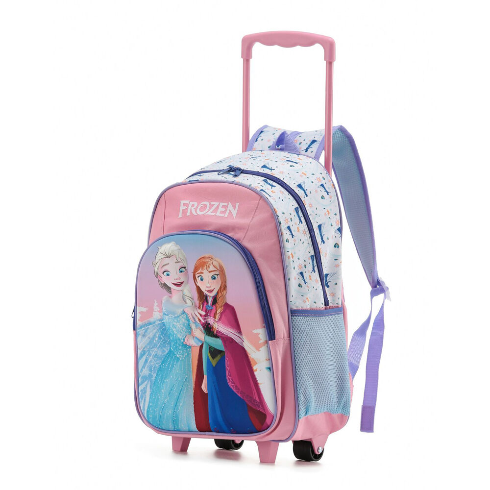 Disney Frozen 17 In Girls School Trolley Wheeled Backpack Kids 3y+