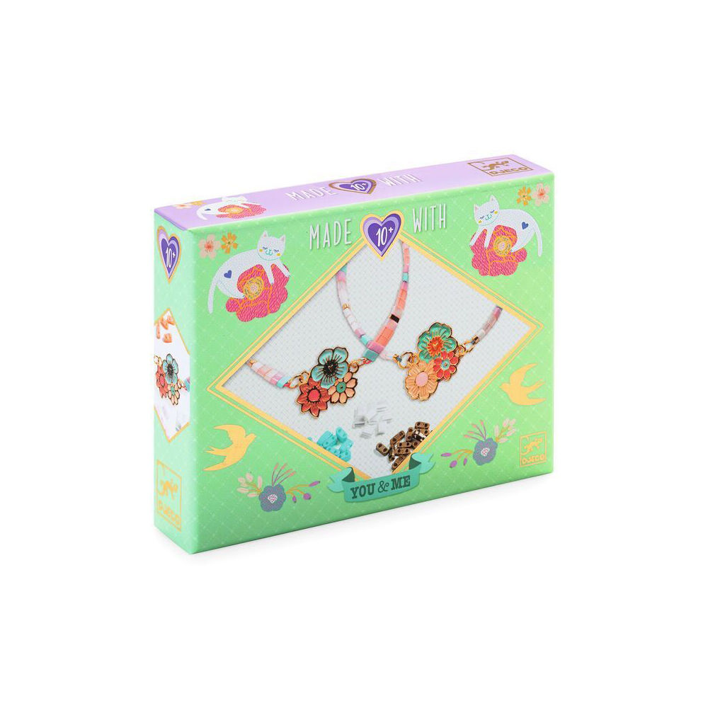 Djeco You & Me Tila & Flowers Beads Set Jewellery DIY Kit 10y+