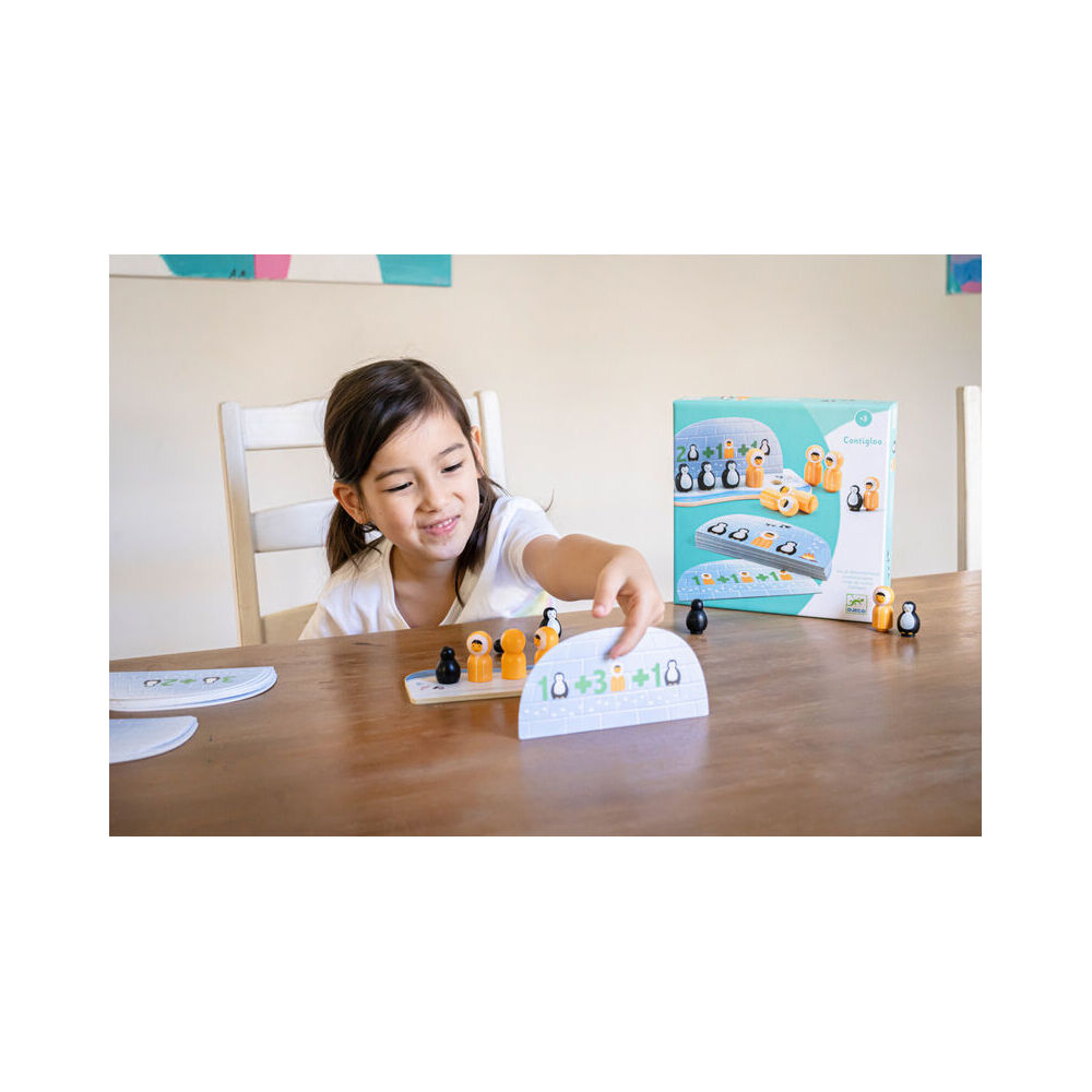 Djeco Contigloo Mathematical Kids/Children Educational Game 3y+