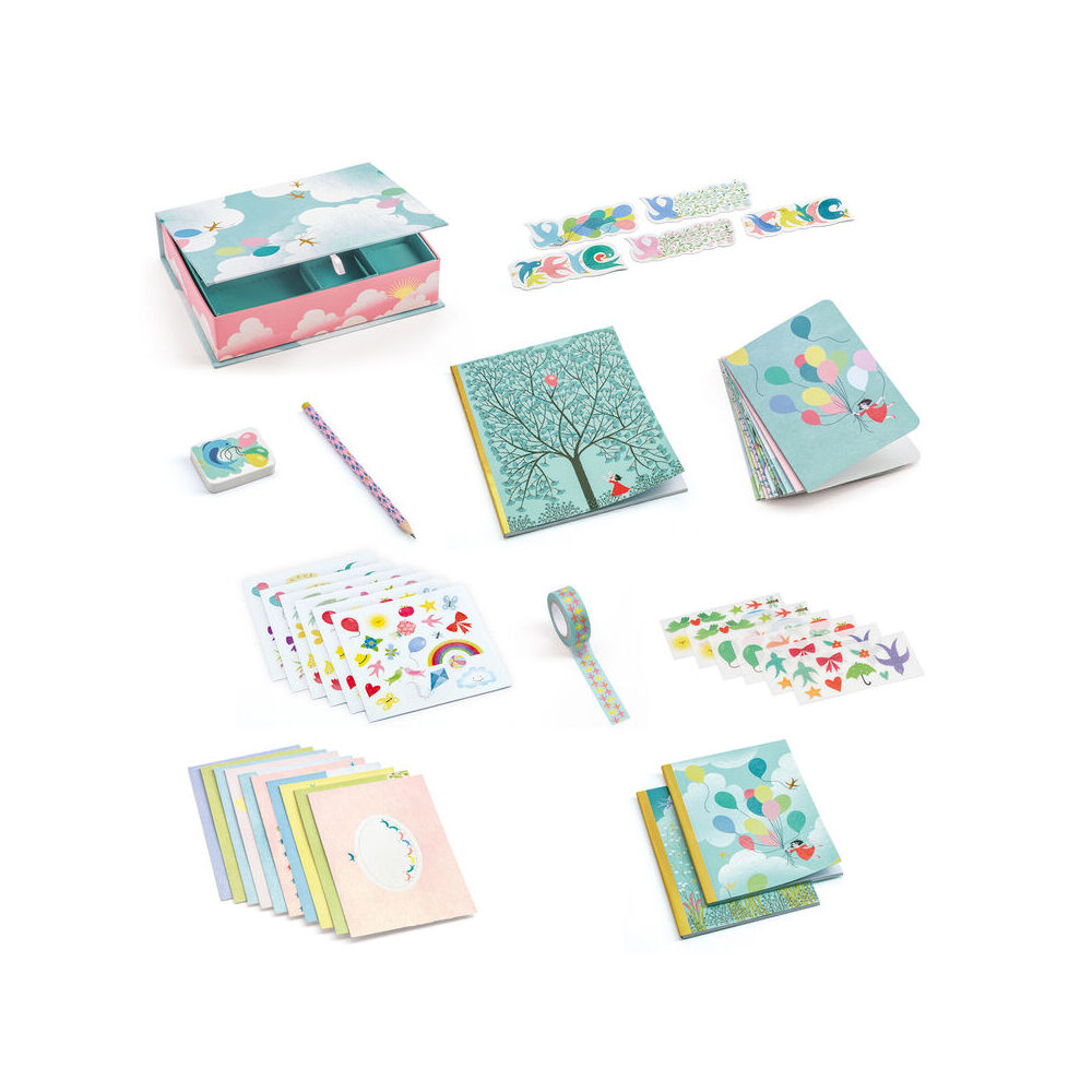 Djeco Charlotte Stationery Box Set 22x18cm Kids/Children 5y+