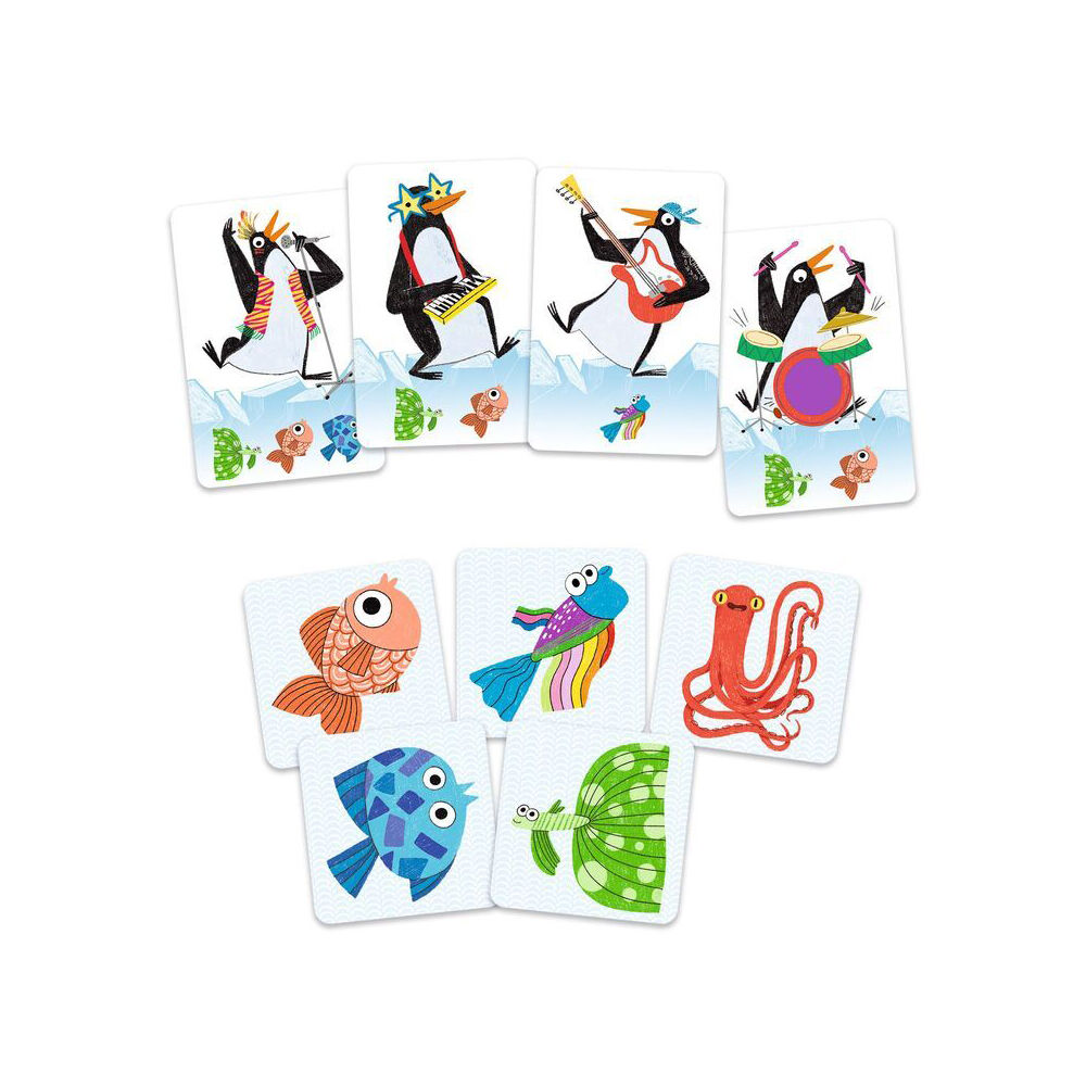 41pc Djeco Rock Band Tactical Card Game Set Kids 4y+