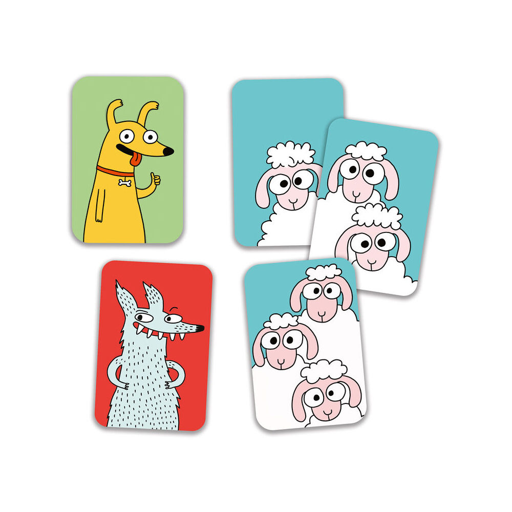 Djeco Swip Sheep Tactial Card Game Kids/Children Play 5y+