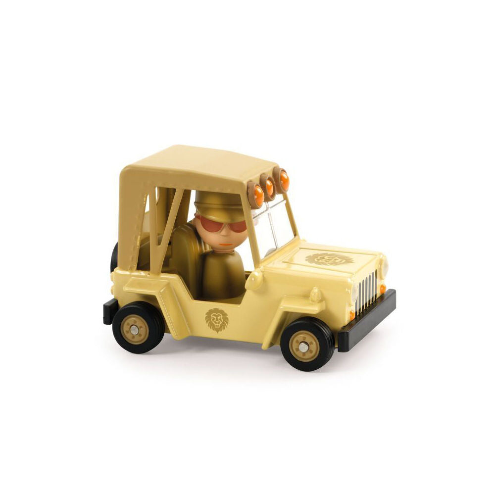 Djeco Lion Safari Crazy Motors 4x6cm Kids Play Toy 3y+