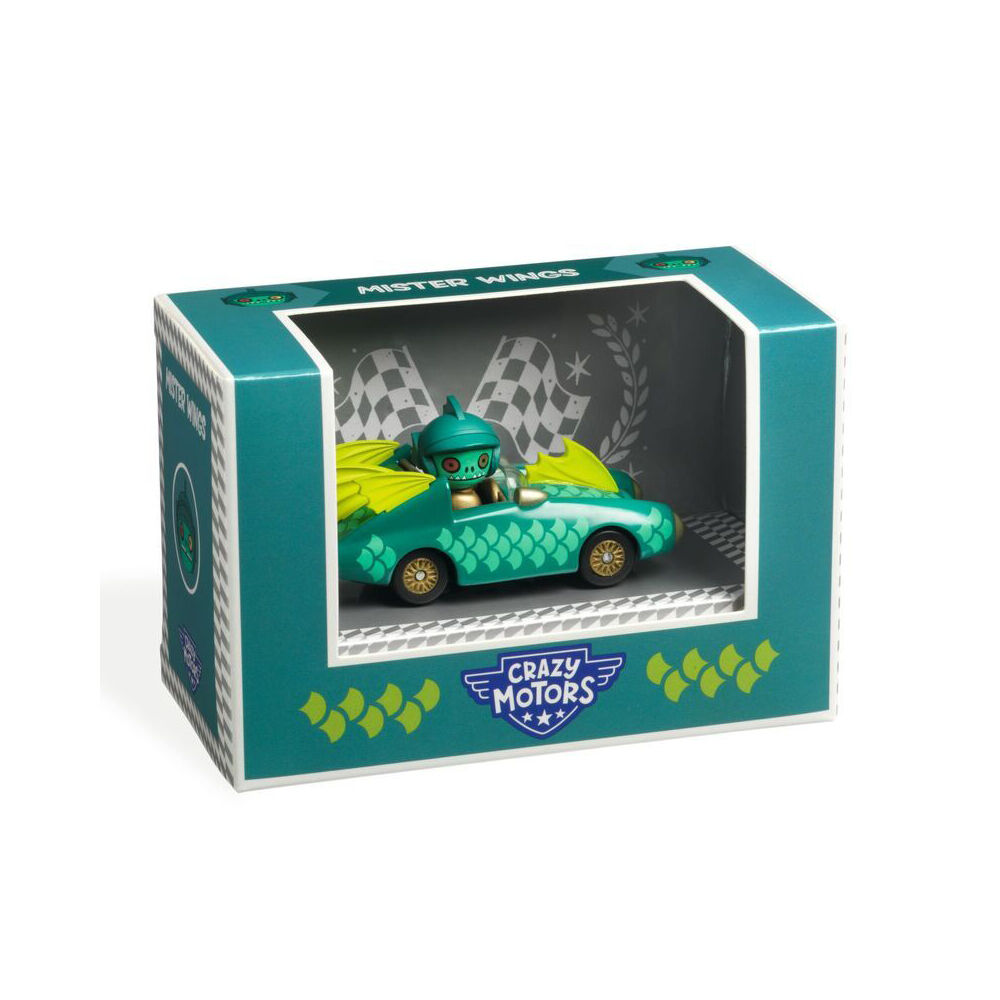 Djeco Mister Wings Crazy Motors 4x7cm Kids Play Toy 3y+