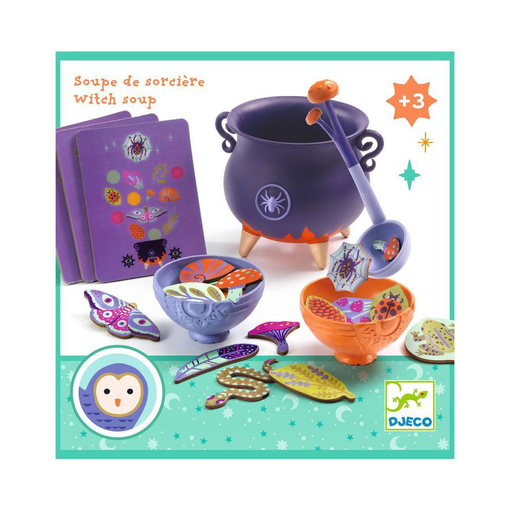 41pc Djeco Witch's Soup & Potions Kids Pretend Play Toy Set 3y+
