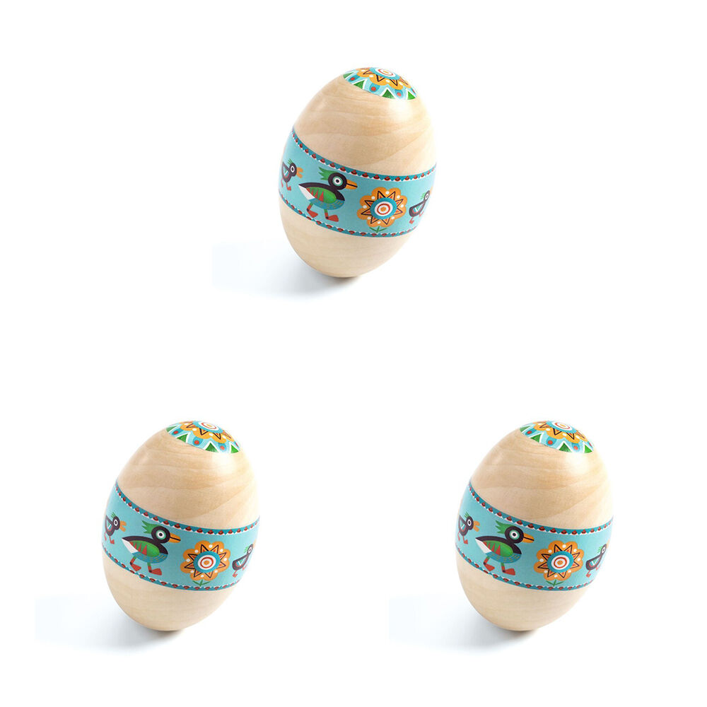 3PK Djeco Animambo Maracas Kids Musical Play Toy Set 18m+
