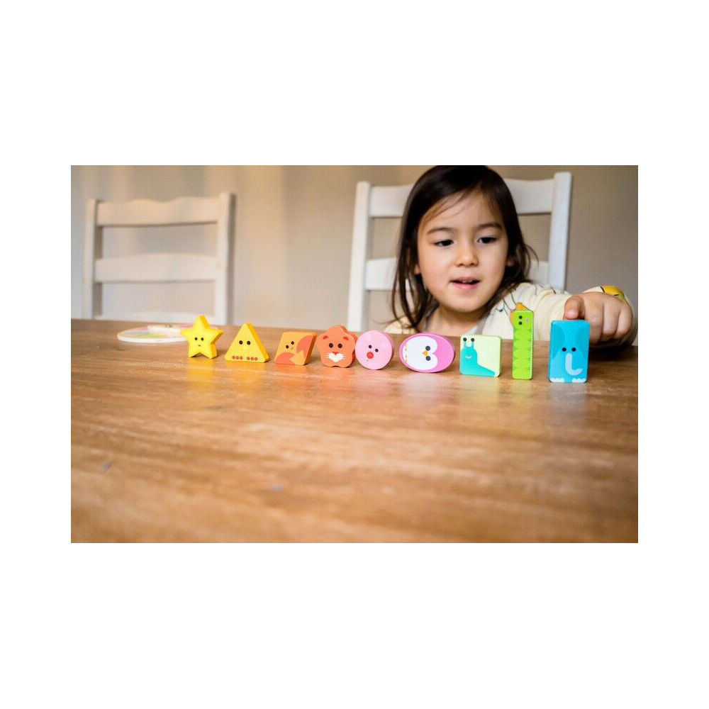 Djeco Tactilo Basic Wooden Game Kids Educational Play 3y+