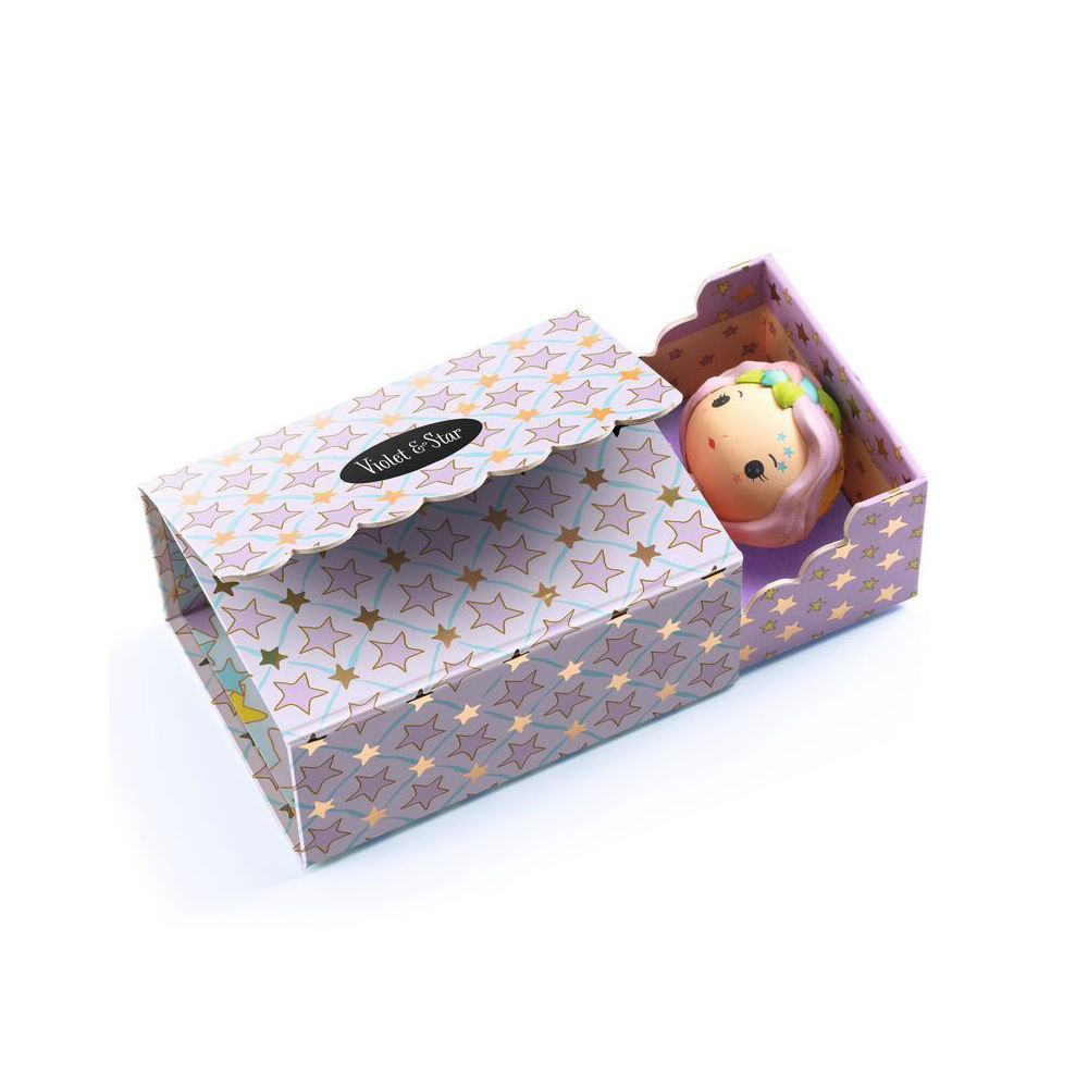 Djeco Violet Tinyroom Tinyly Figurines 7x10cm Kids Play Toy 4y+