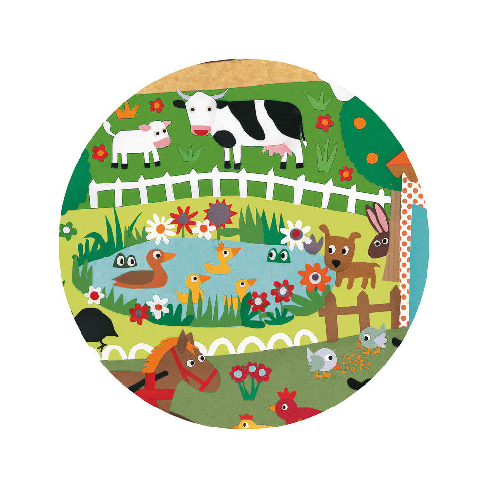35pc Djeco The Farm Observation Puzzle Game 34x23cm 3y+